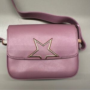 Golden Goose Dusty Rose Star Mini Crossbody Camera Bag OS